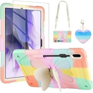 Butterfly Tablet Case for Galaxy Tab‎ S8 Plus/S7 FE/S7 Plus 12.4 inch